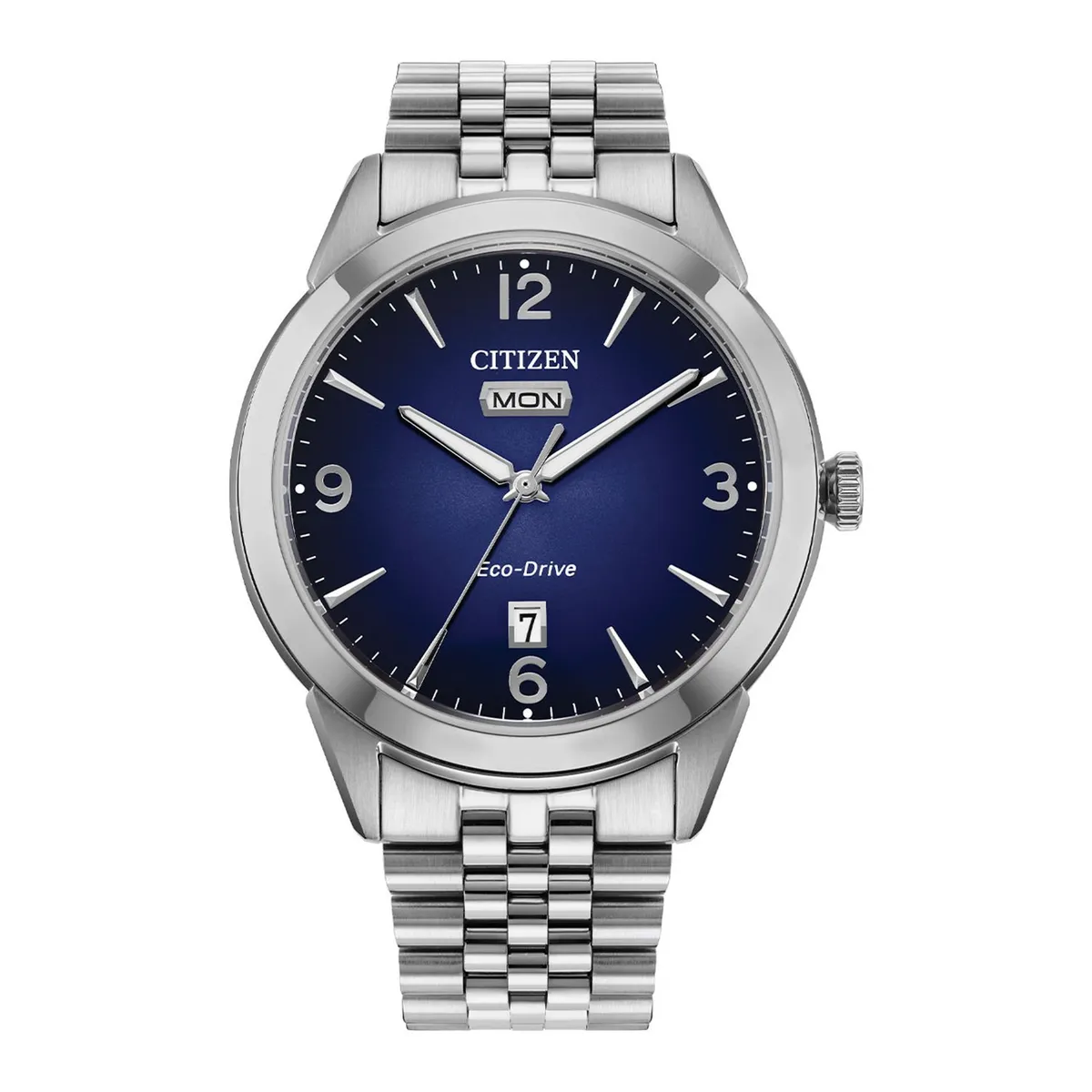 CITIZEN - Reloj Citizen Hombre Eco-Drive. Reloj Acero inoxidable Plateado AW0150-53L