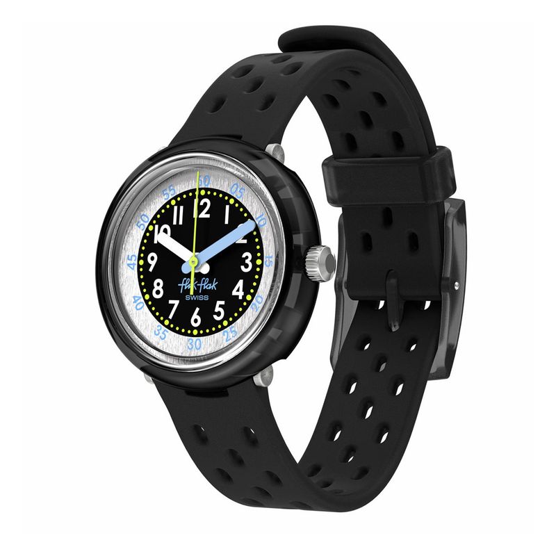 FLIK FLAK - Reloj Flik Flak Niño Fizz In Black. Reloj Silicona Negro ZFCNP001