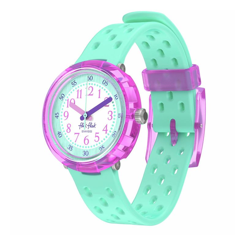 FLIK FLAK - Reloj Flik Flak Niña Fizz In Mint. Reloj Silicona Verde ZFCNP003
