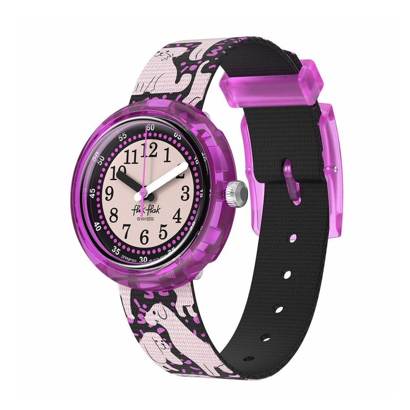 FLIK FLAK - Reloj Flik Flak Niña Woof Woof Time. Reloj Plastico Rosado ZFPNP163