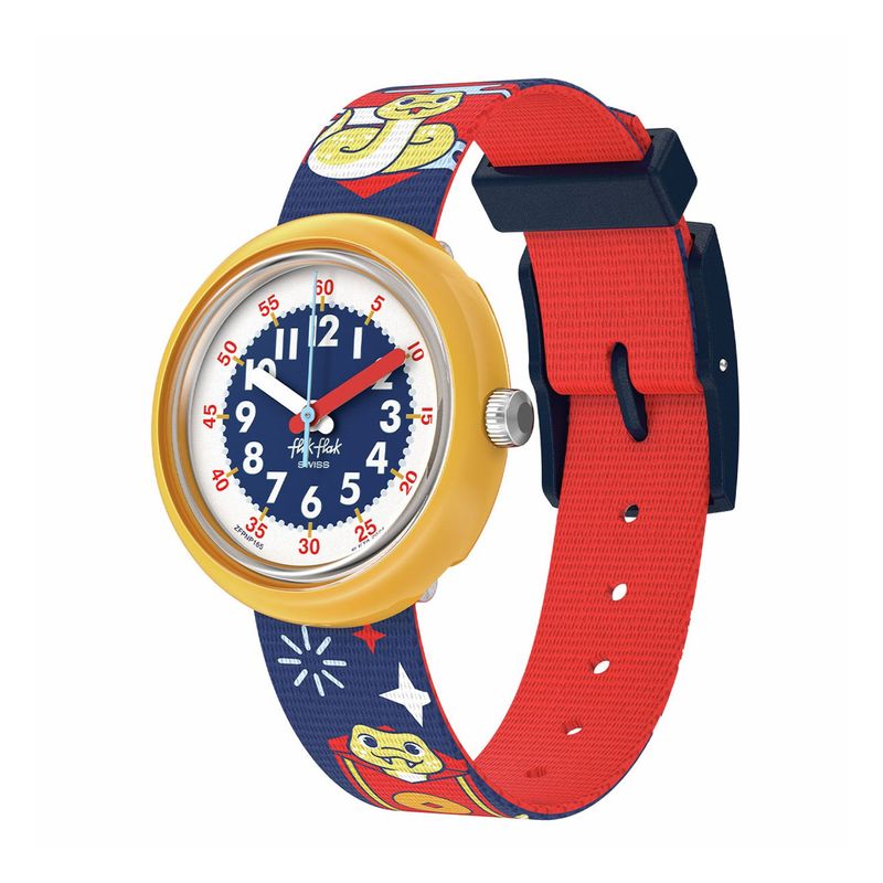 FLIK FLAK - Reloj Flik Flak Niño Year Of The Snake.Reloj Plastico Azul ZFPNP165