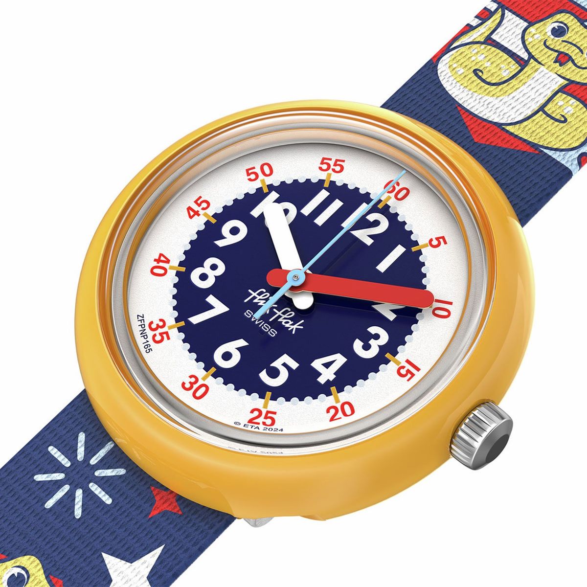 FLIK FLAK - Reloj Flik Flak Niño Year Of The Snake.Reloj Plastico Azul ZFPNP165