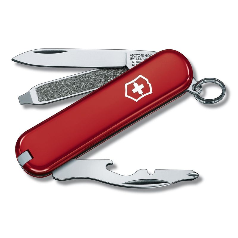 VICTORINOX - Navaja Pequeña Suiza Rally Rojo Victorinox - 0.6163