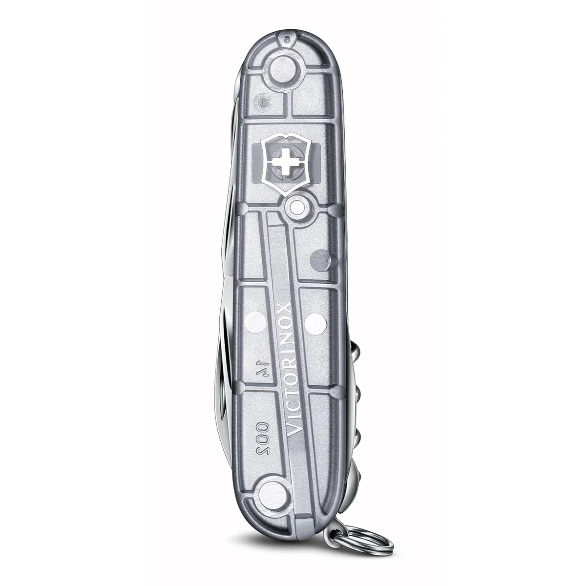 VICTORINOX - Navaja Mediana Suiza Huntsman Gris Transparente Victorinox - 1.3713.T7