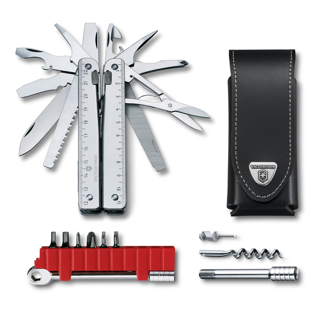 VICTORINOX - Herramienta Suiza Ratchet Gris Victorinox - 3.0339.L