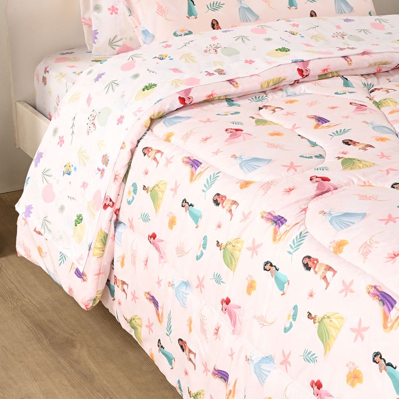 Edredon Infantil Poliéster Princesas DISNEY