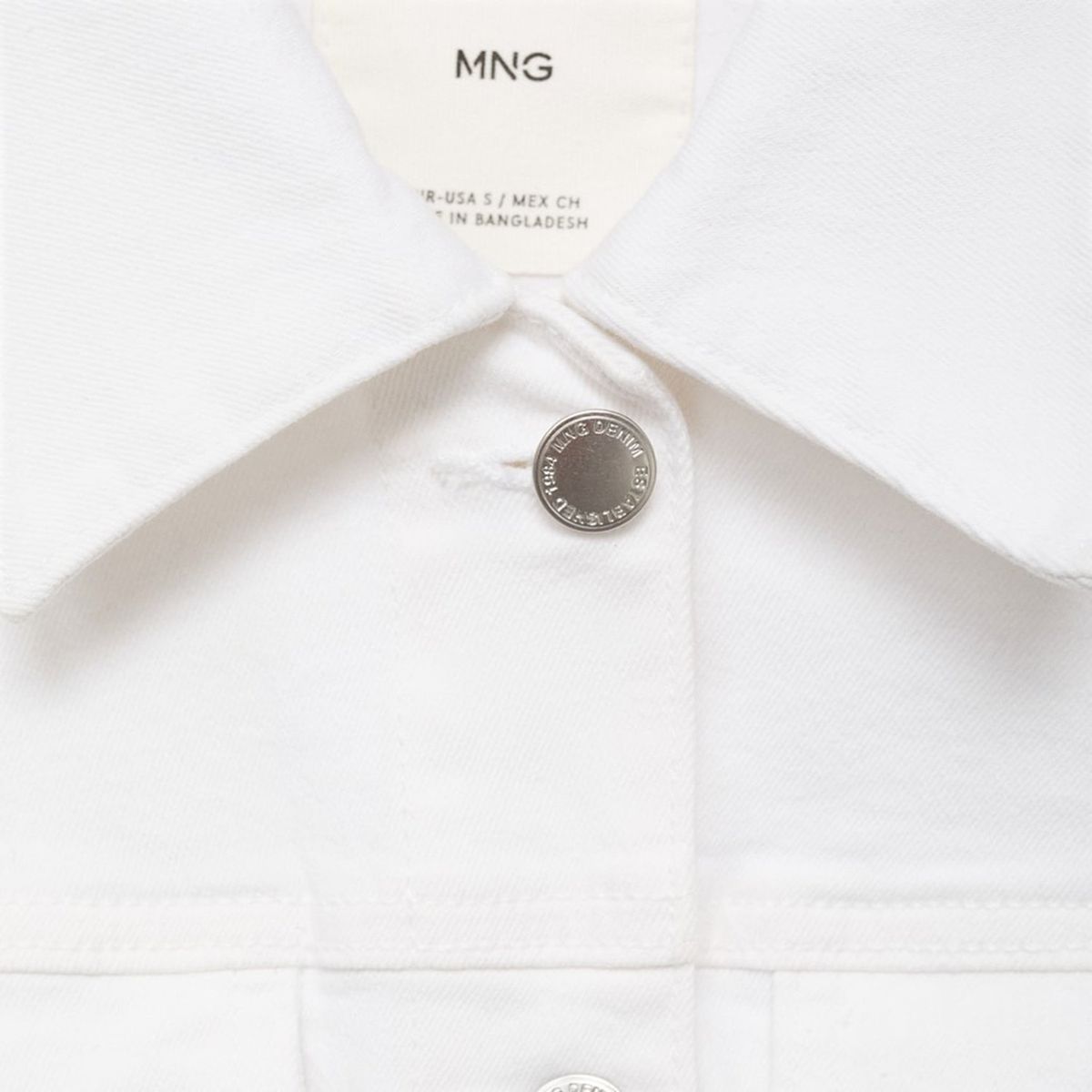 MANGO - Chaqueta Mujer de Algodón MANGO