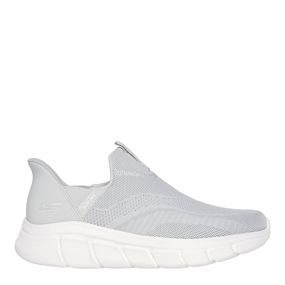 SKECHERS - Tenis Skechers Slip Ins Moda Bobs B Flex Scored Edge Hombre Blanco