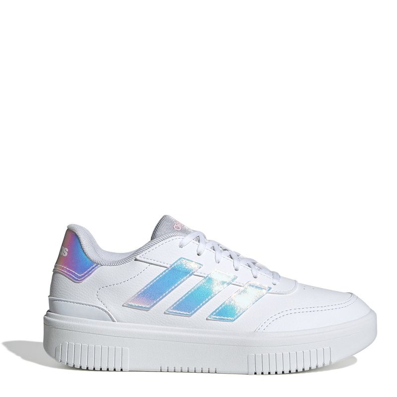ADIDAS - Tenis Adidas Moda Courtblock Bold Mujer Blanco
