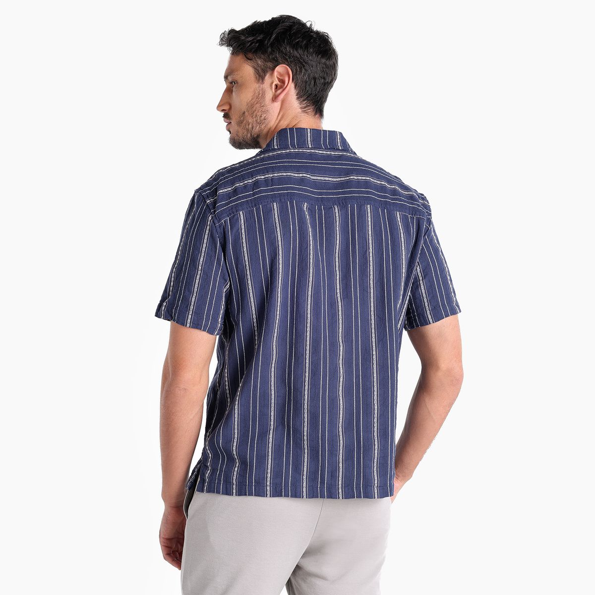 BASEMENT - Camisa Hombre Manga larga Recto Basement