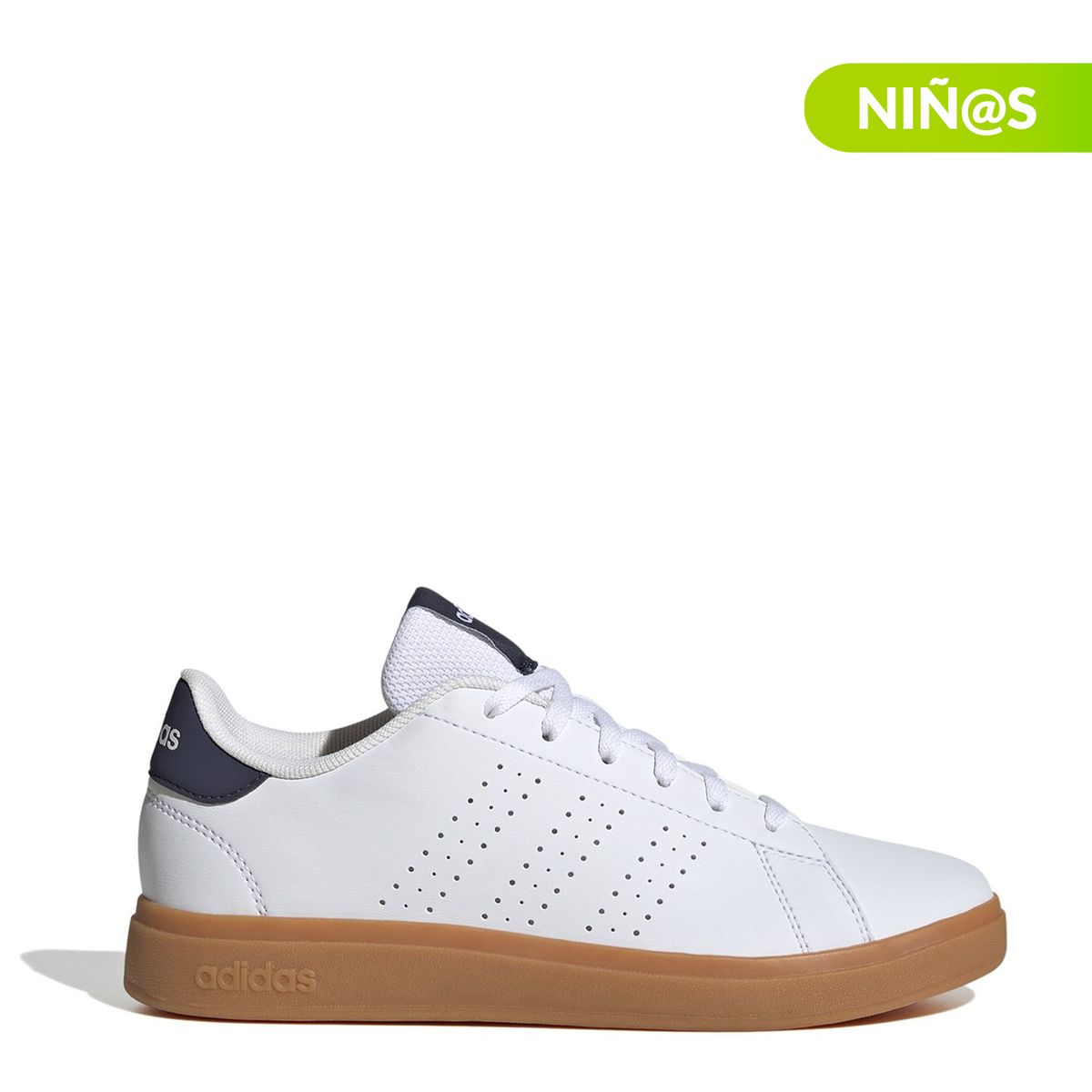 ADIDAS - Tenis moda Adidas Advantage Base 2.0 Niño Blanco 