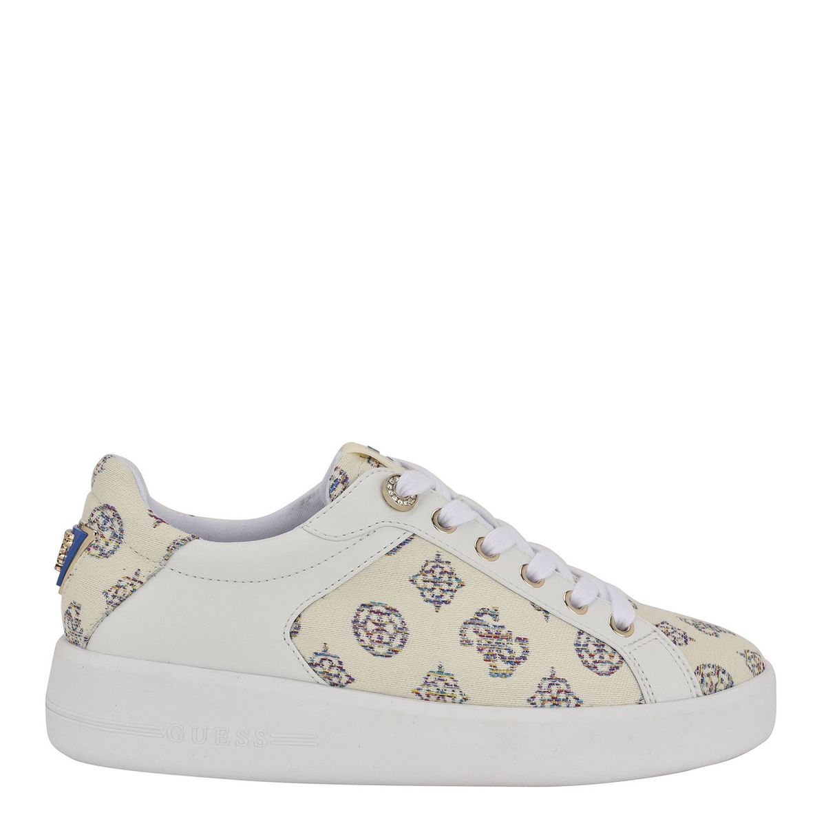 GUESS - Tenis Guess Moda Ronii 3 Mujer Blanco