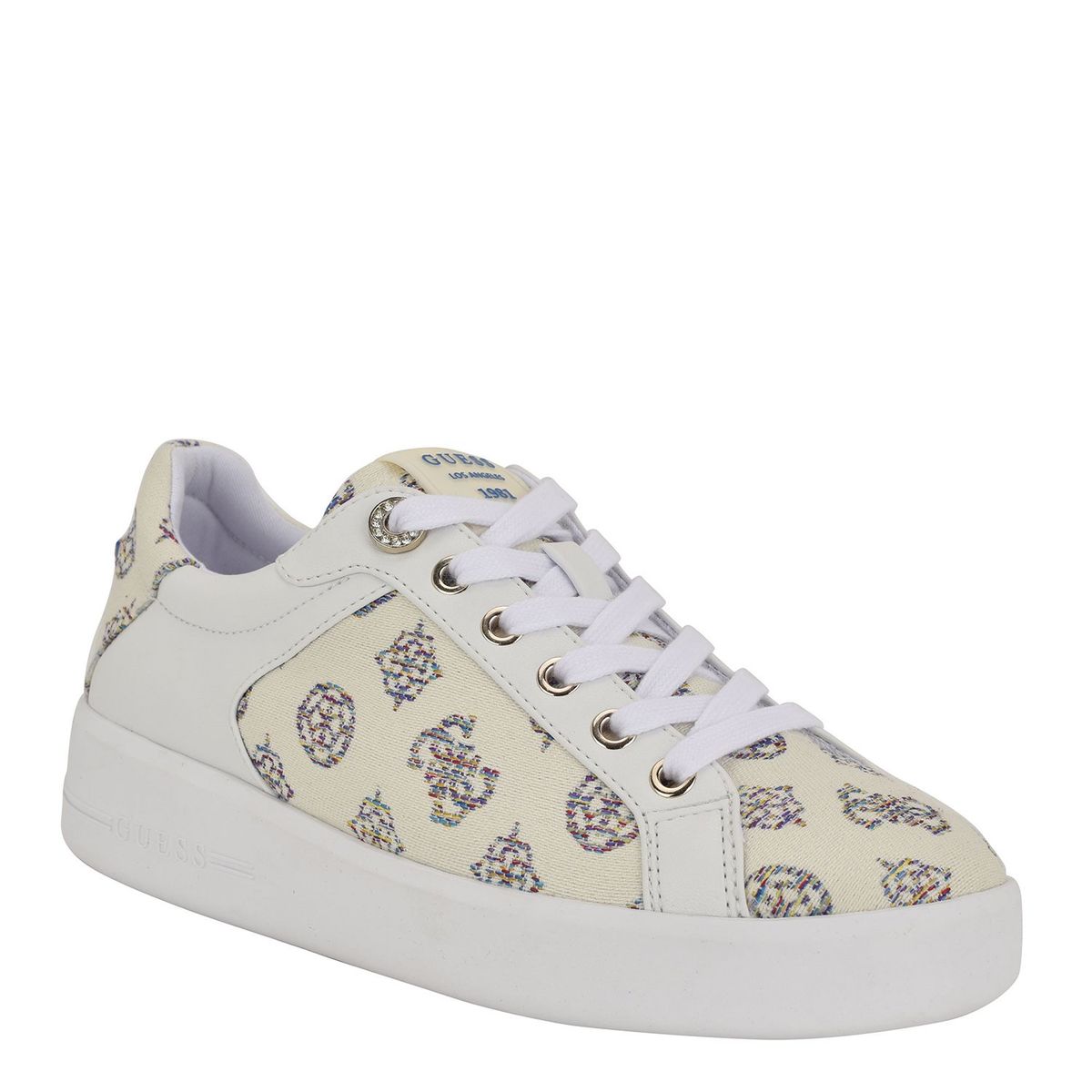 GUESS - Tenis Guess Moda Ronii 3 Mujer Blanco
