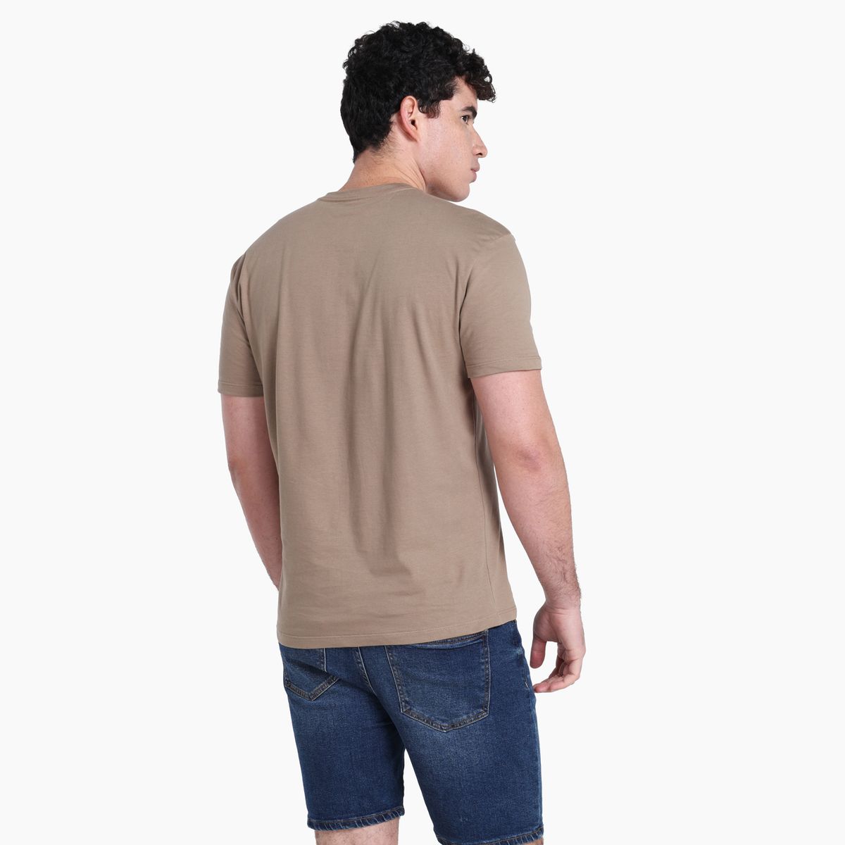 BEARCLIFF - Camiseta Hombre Manga corta con Estampado BEARCLIFF
