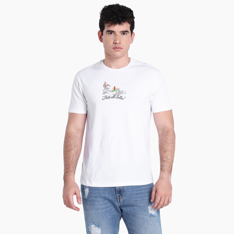 BEARCLIFF - Camiseta Hombre Manga corta con Estampado BEARCLIFF