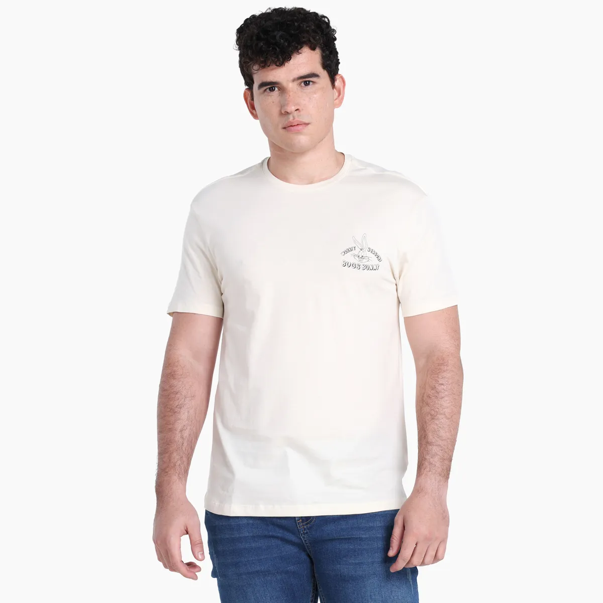 BEARCLIFF - Camiseta Hombre Manga corta con Estampado BEARCLIFF