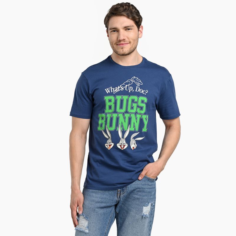 BEARCLIFF - Camiseta Hombre Manga corta con Estampado BEARCLIFF