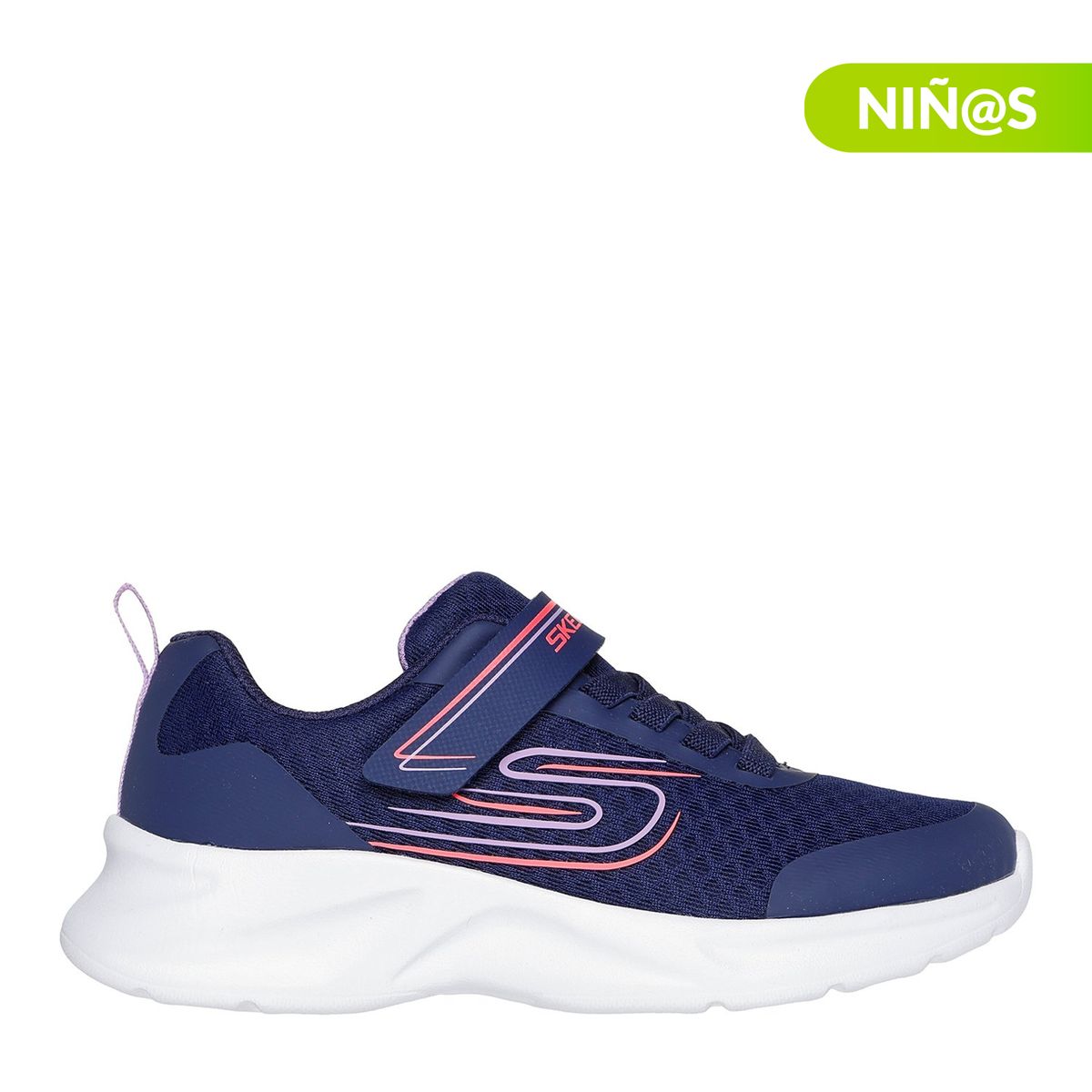 SKECHERS - Tenis moda Skechers Dynamatic Nonstop Speed Niña con Velcro