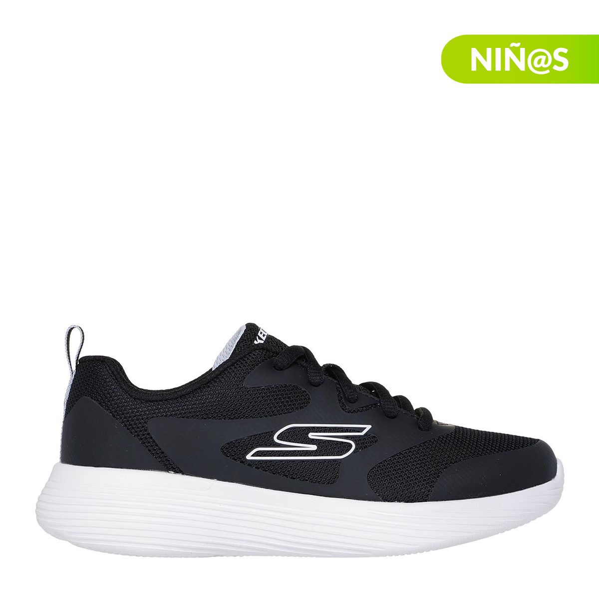 SKECHERS - Tenis moda Skechers Go Run 400 V2 Qanta Niño Negro