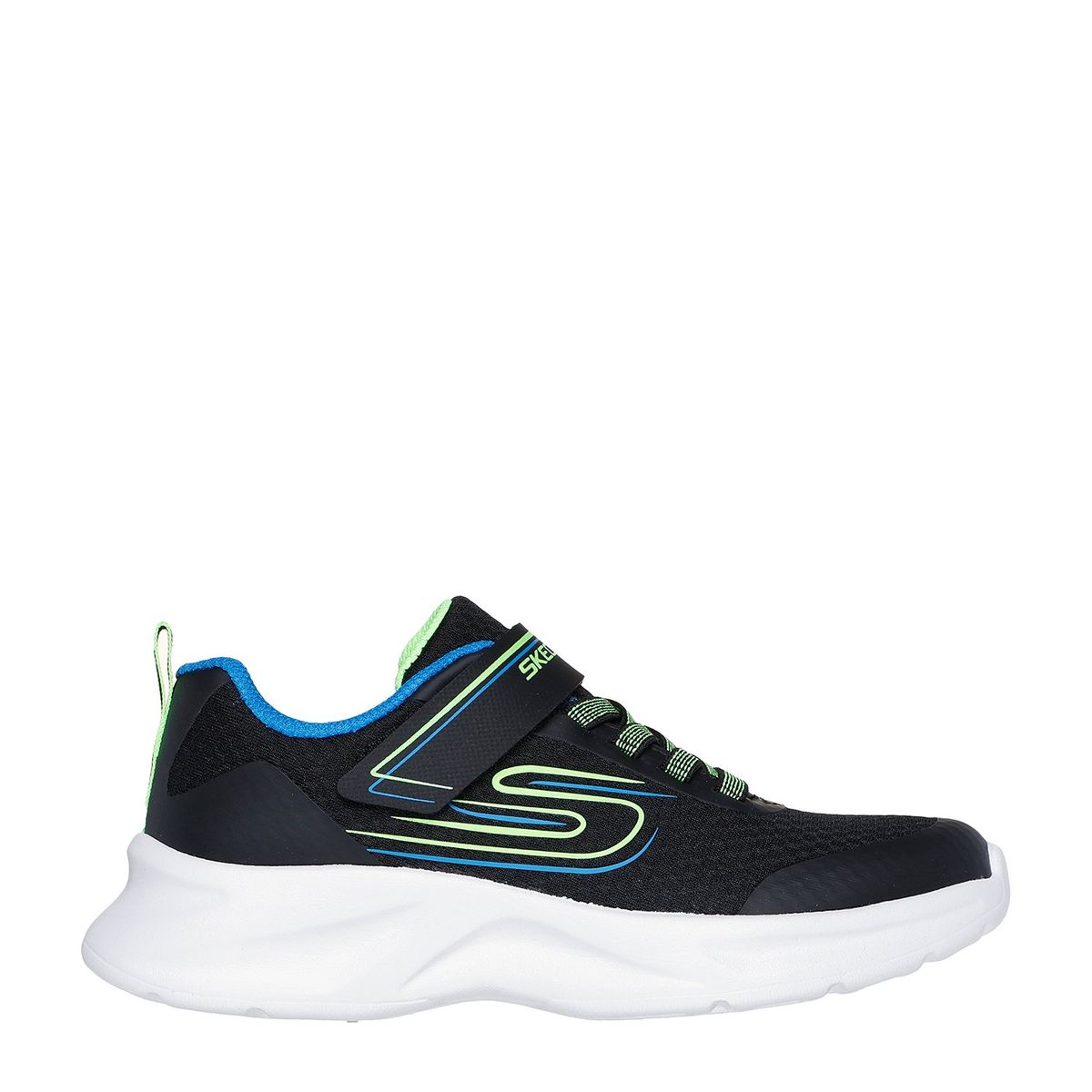 SKECHERS - Tenis moda Skechers Dynamatic Swift Tread Niño con Velcro Negro