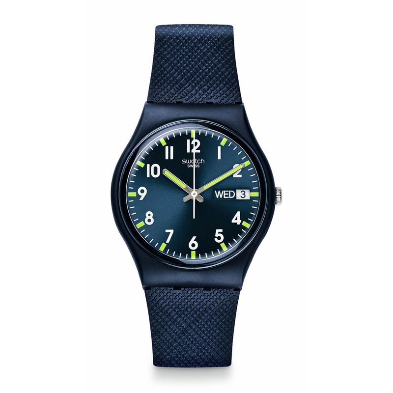SWATCH - Reloj Swatch Unisex Sir Blue. Reloj Plástico Azul SO28N702 