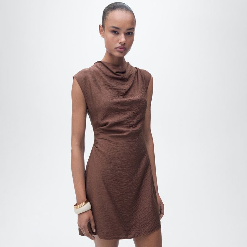 MANGO - Vestido Mujer Corto MANGO