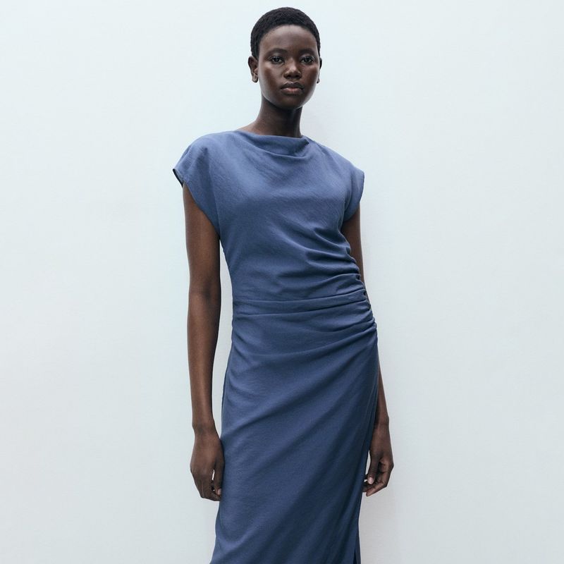 MANGO - Vestido Mujer Medio MANGO