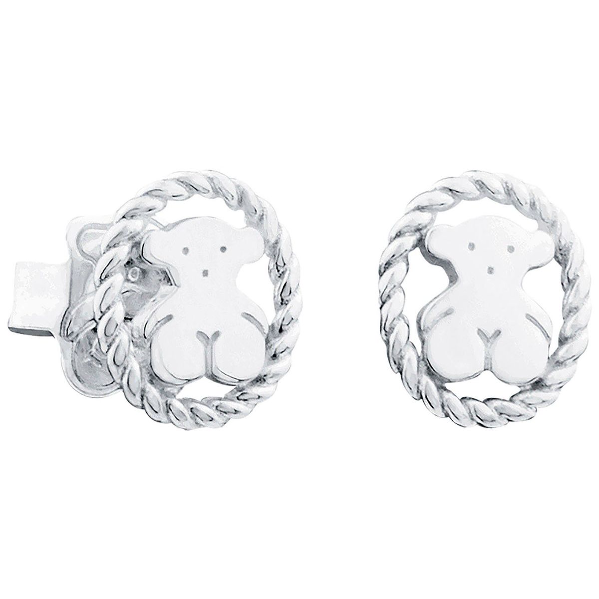 TOUS - Aretes Camee de Plata