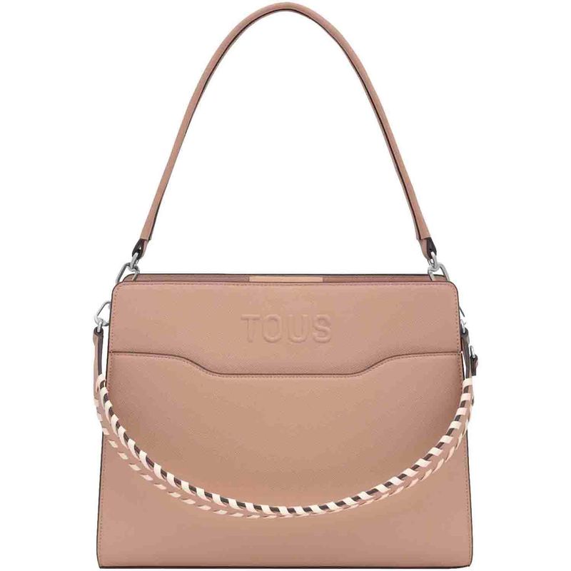 TOUS - Shopper mediana beige Audree Saffiano