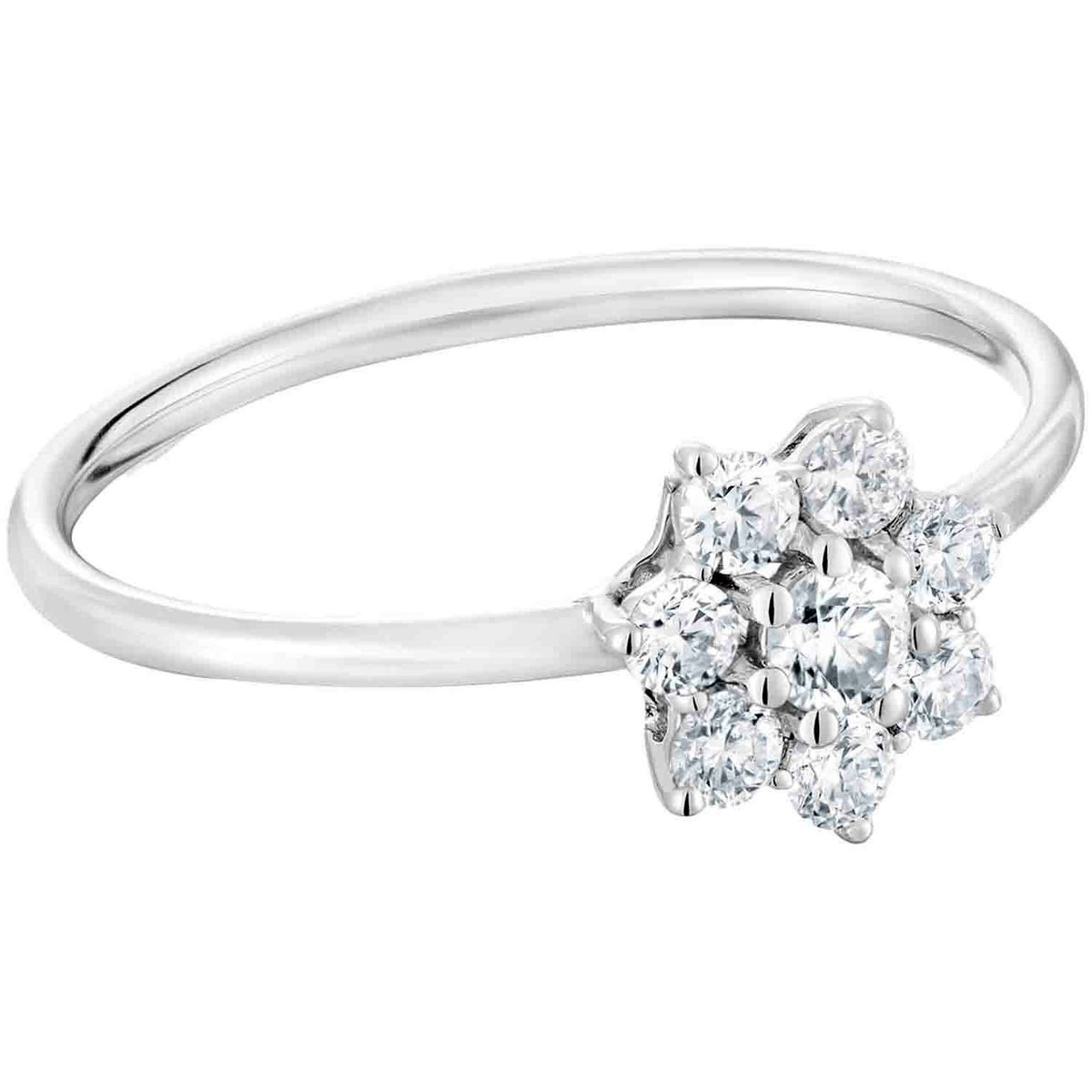 TOUS - Anillo de oro blanco y diamante Daisy