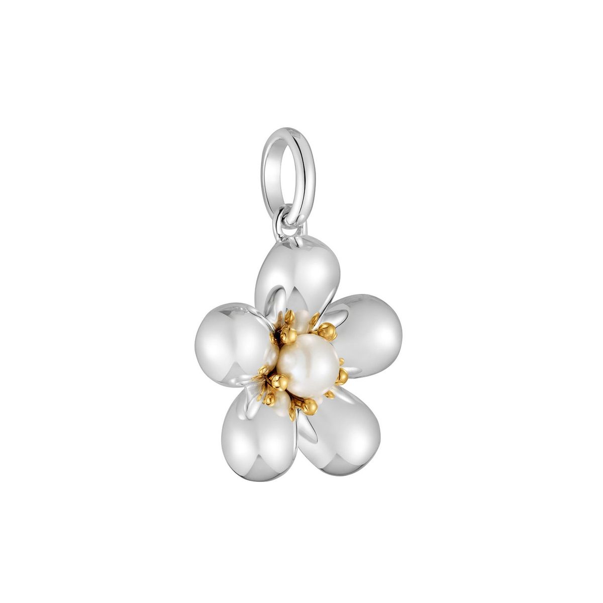 TOUS - Dije flor bicolor y perla cultivada Daisy