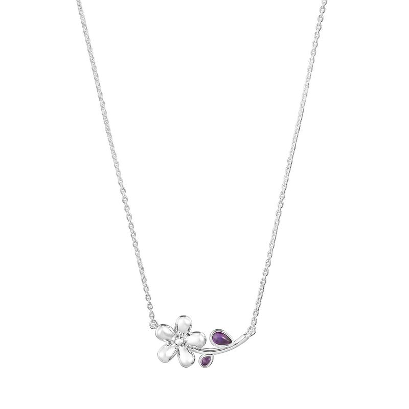 TOUS - Collar corto de plata y amatista Daisy