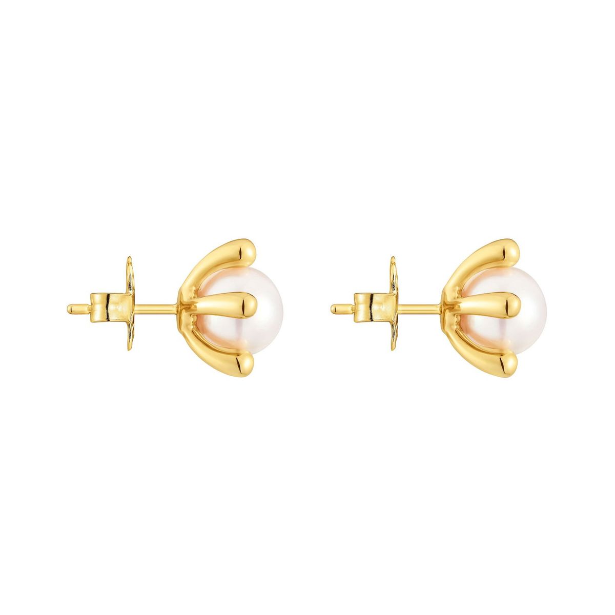 TOUS - Aretes con baño de oro 18 kt sobre plata y perlas cultivadas TOUS Garden