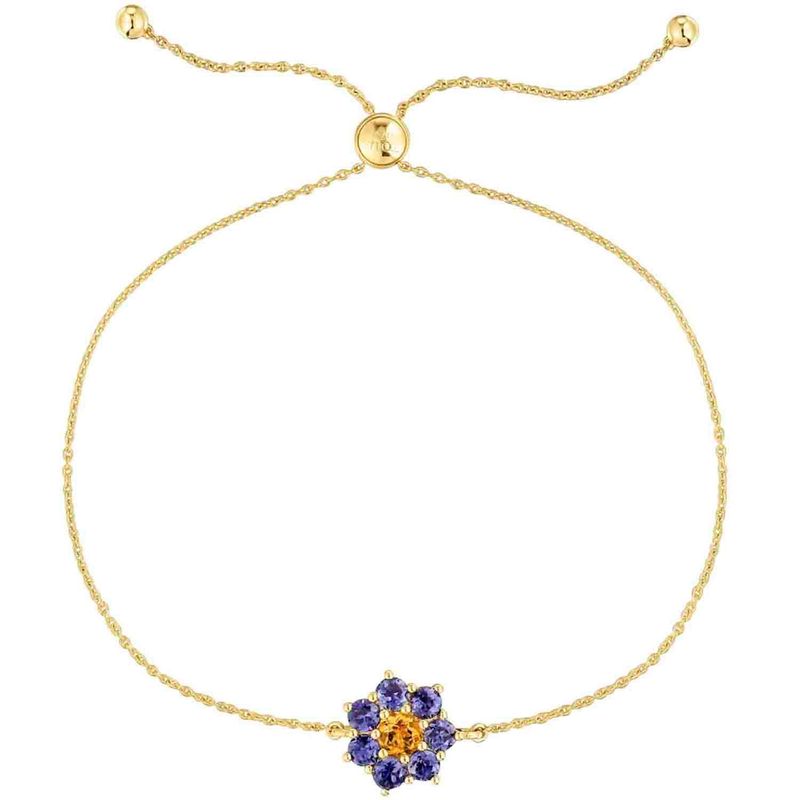 TOUS - Pulsera cadena de oro y gemas Daisy