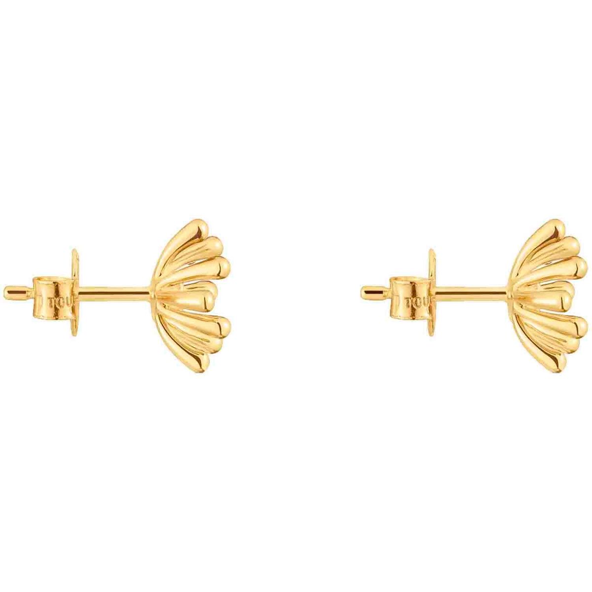 TOUS - Aretes de oro y perlas cultivadas 8 mm Daisy