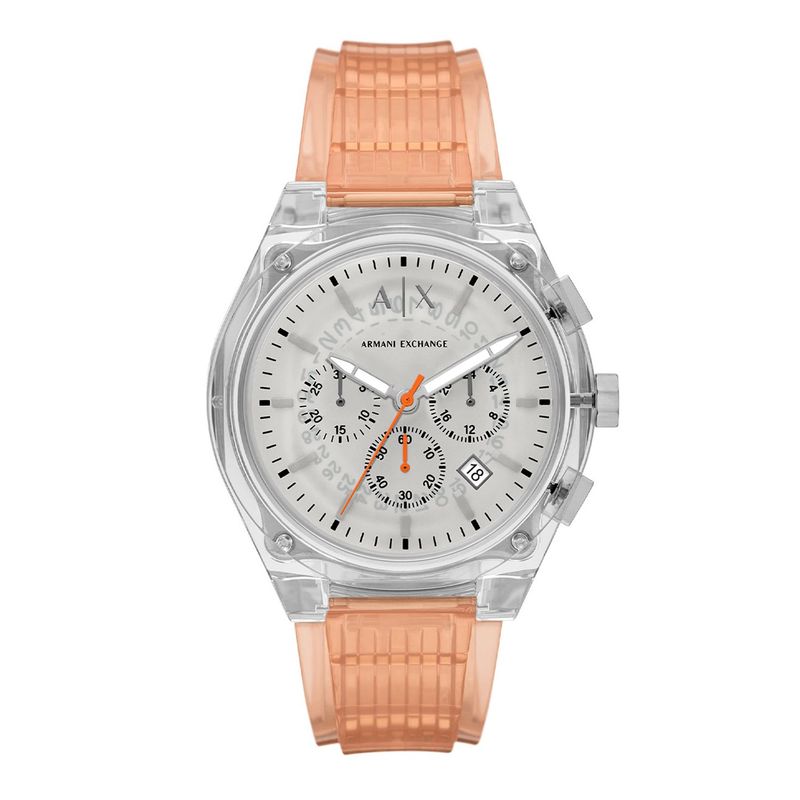 ARMANI - Reloj Armani Exchange Hombre Sync. Reloj Poliuretano Naranja AX4164