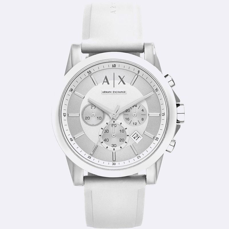 ARMANI - Reloj Armani Exchange Hombre. Reloj Silicona Blanco AX1325
