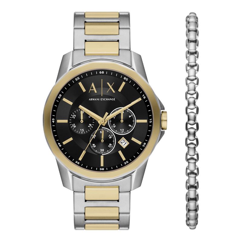 ARMANI - Reloj Armani Exchange Hombre. Reloj Acero Inoxidable Plateado AX7148SET