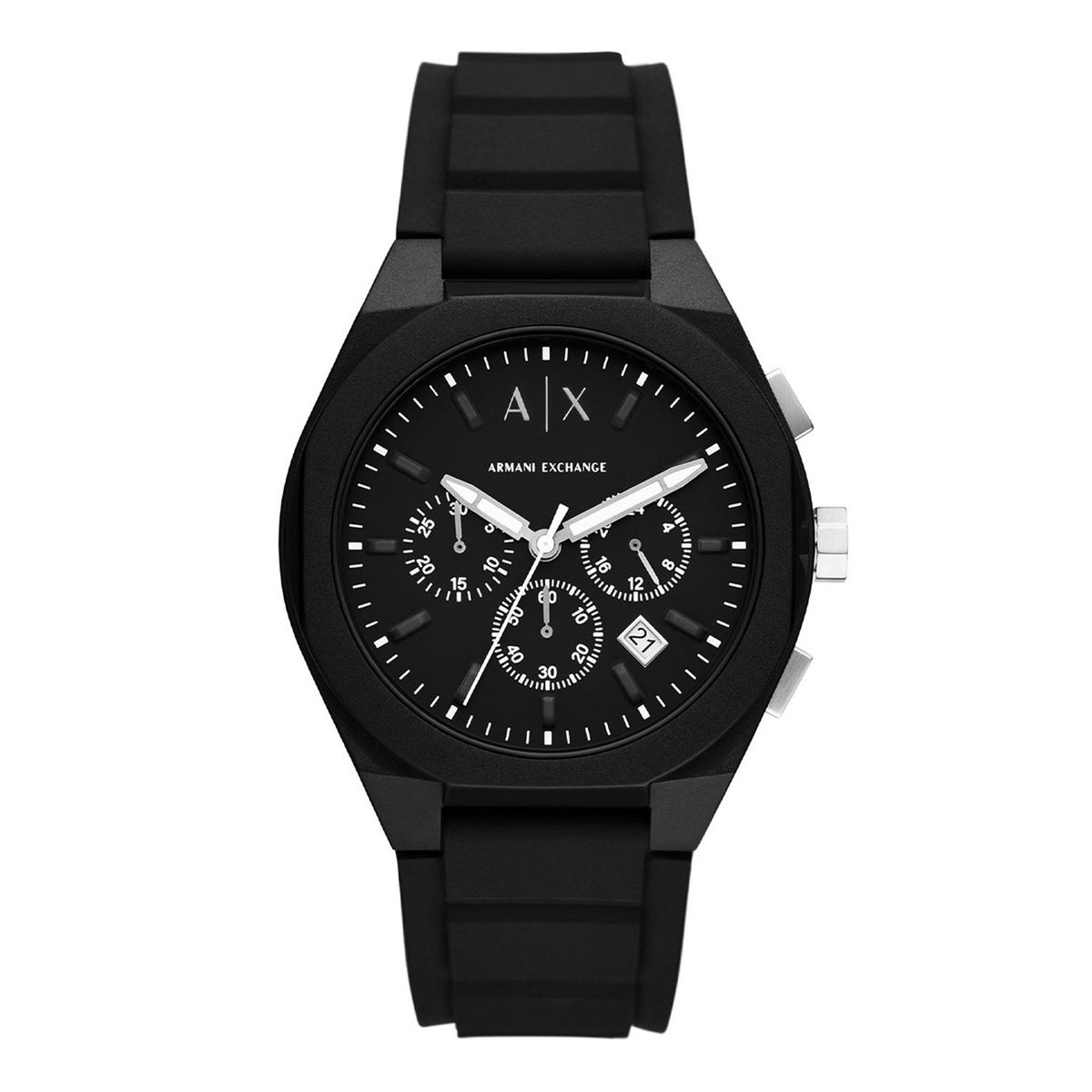 ARMANI - Reloj Armani Exchange Hombre. Reloj Silicona Negro AX4161 