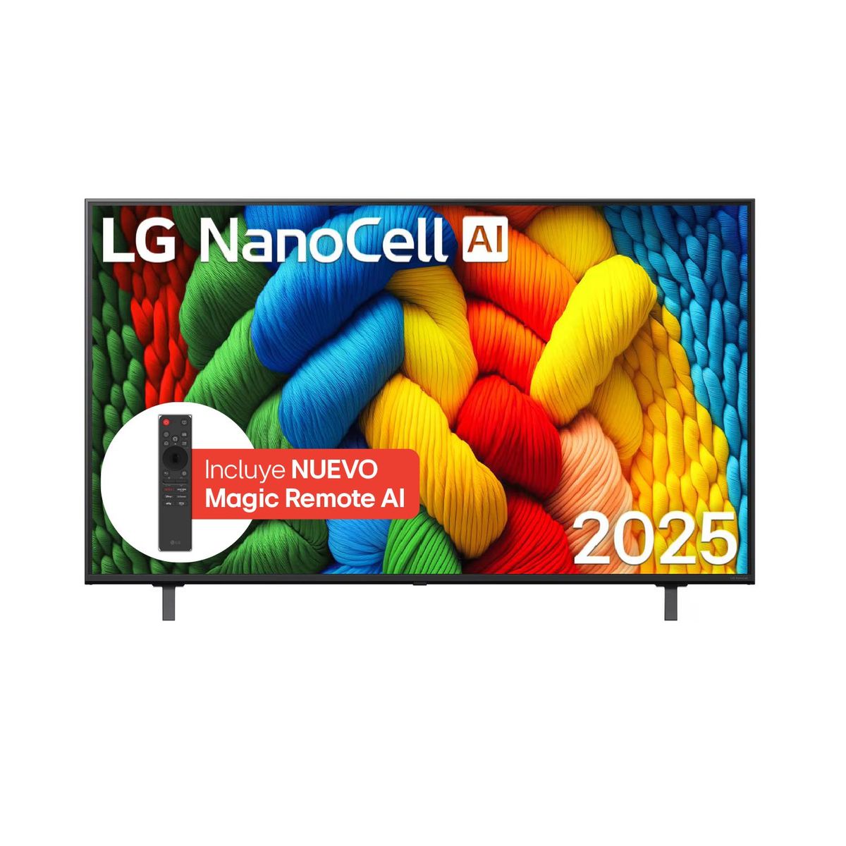 LG - Televisor LG | 75 pulgadas | 4K Ultra HD | NANO CELL | 75NANO80ASAAWC