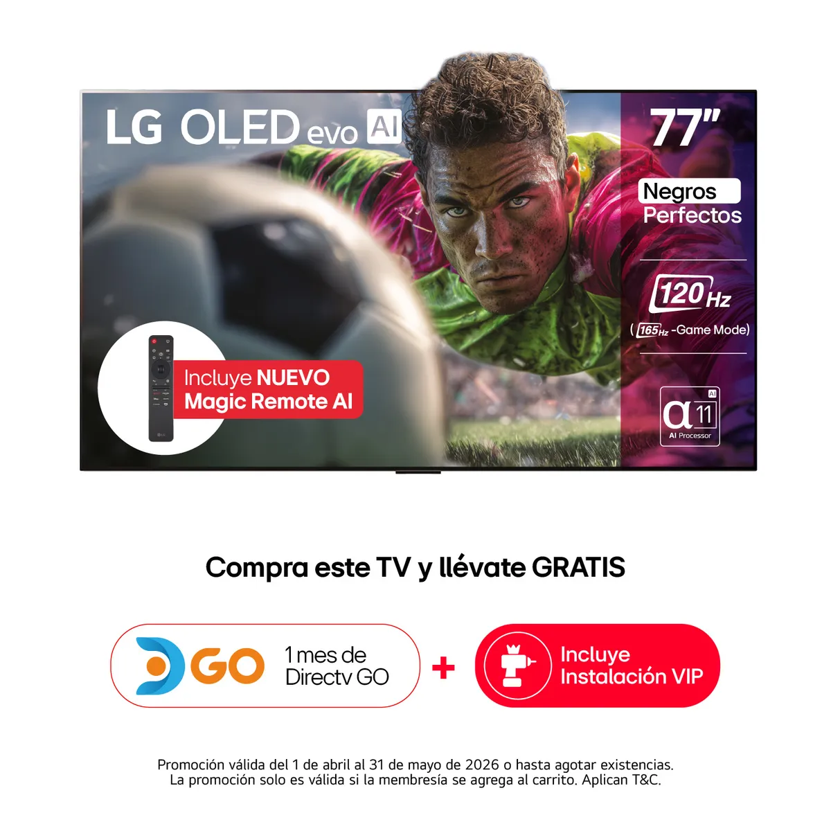 LG - Televisor LG | 77 pulgadas | 4K Ultra HD | OLED | OLED77G5PSAAWC