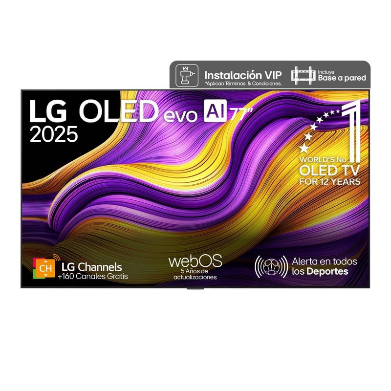 LG - Televisor LG | 77 pulgadas | 4K Ultra HD | OLED | OLED77G5PSAAWC