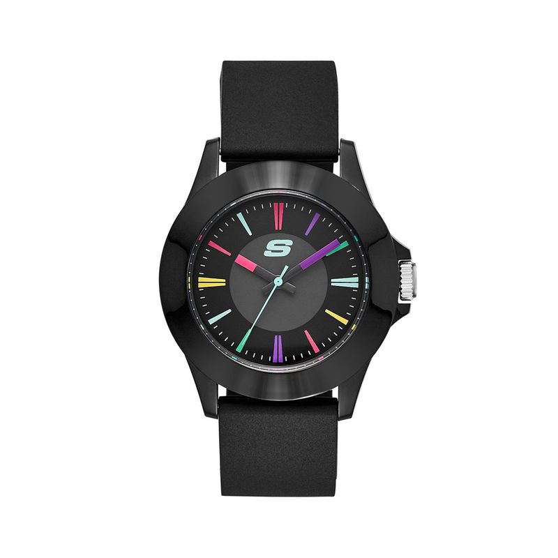 SKECHERS - Reloj Skechers Mujer Rosencrans. Reloj Silicona Negro SR6079