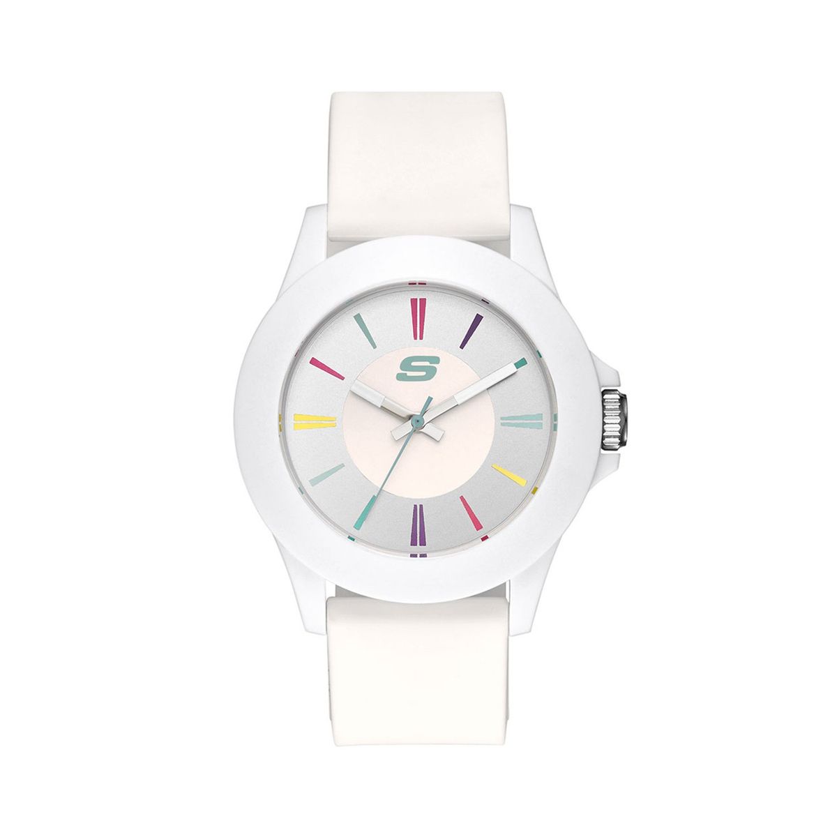 SKECHERS - Reloj Skechers Mujer Rosencrans. Reloj Silicona Blanco SR6080