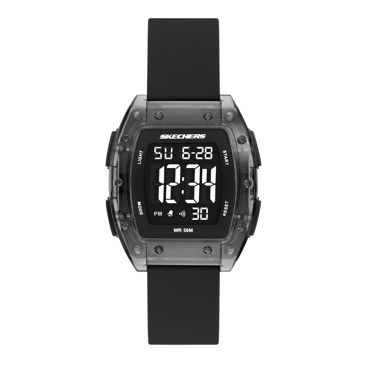 SKECHERS - Reloj Skechers Mujer Sawtelle. Reloj Silicona Negro SR6322