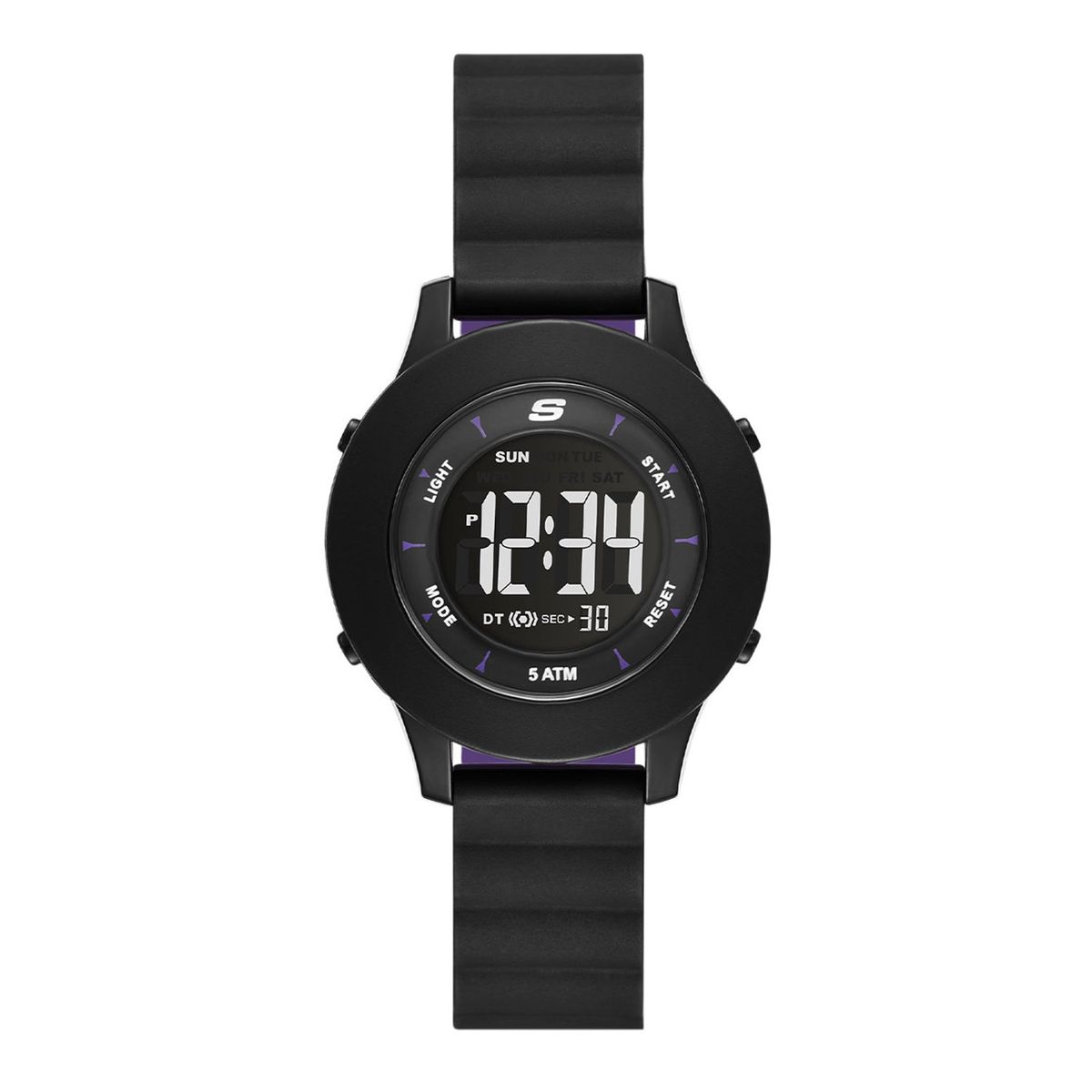 SKECHERS - Reloj Skechers Mujer Rosencrans. Reloj Silicona Negro SR6330