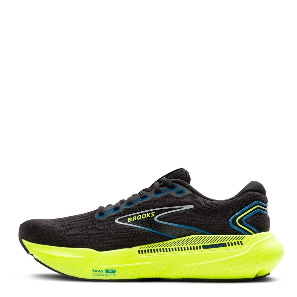 BROOKS - Tenis Brooks para Hombre Running Glycerin GTS 21 Negro