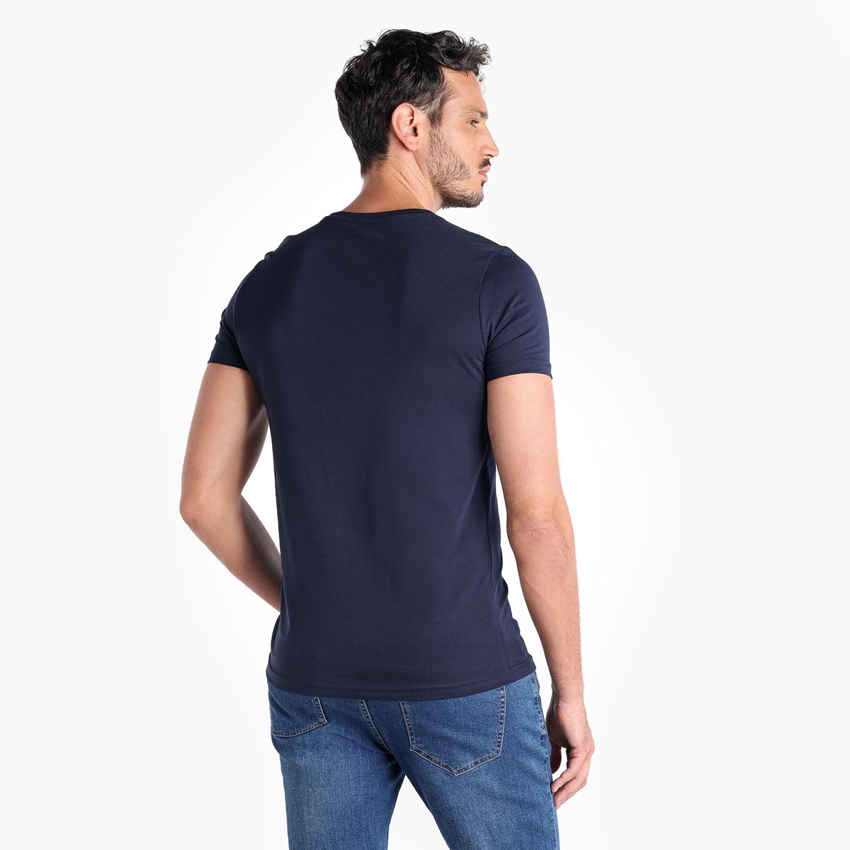 MOSSIMO - Camiseta Hombre Manga corta con Estampado de Algodón Mossimo