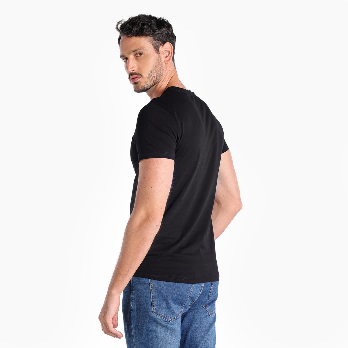 MOSSIMO - Camiseta Hombre Manga corta con Estampado de Algodón Mossimo