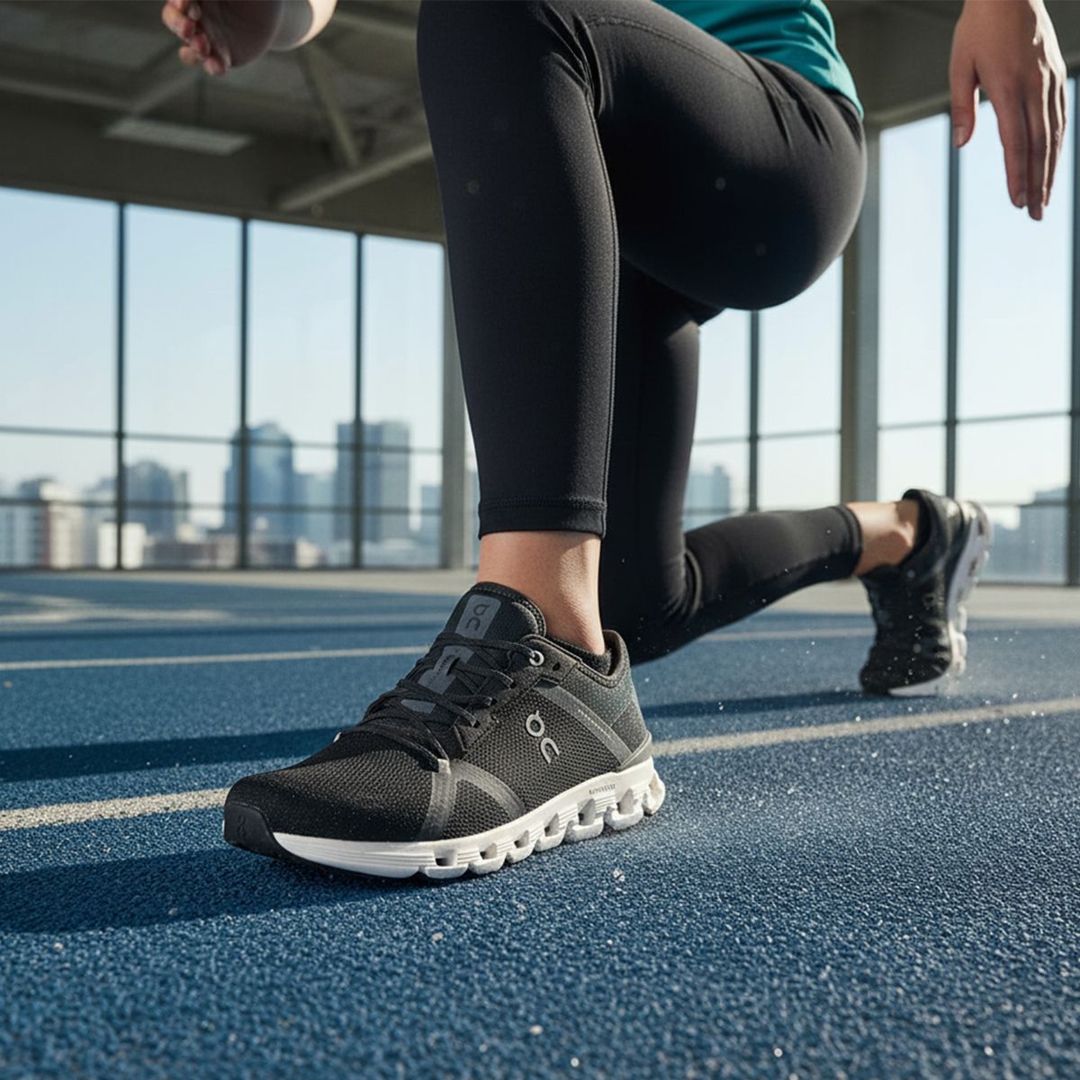 ON RUNNING - Tenis On running Mujer Training Cloud X 4 AD Negros